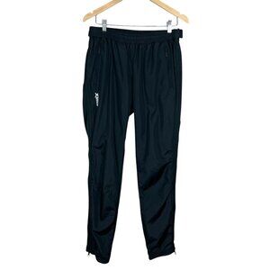 SWIX Universalx Pants‎ Womens XL Black Tech Full Zip Leg Windpants Active 22666
